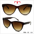 Gafas de sol de plástico gafas de sol de las señoras del Rhinestone (wsp508297)